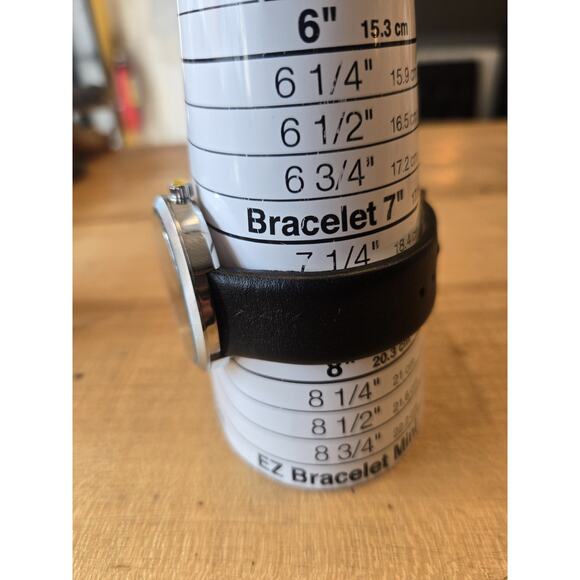 Ted Baker Gents Japanese Quartz Black Dial Leather Strap Men's Watch TE1092 - Picture 8 of 12